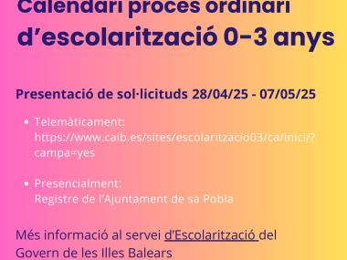Procés ordinari escolarització
