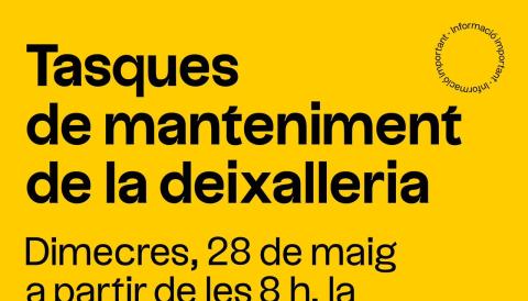 Manteniment deixalleria