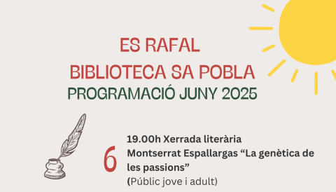 Programació de juny a la biblioteca