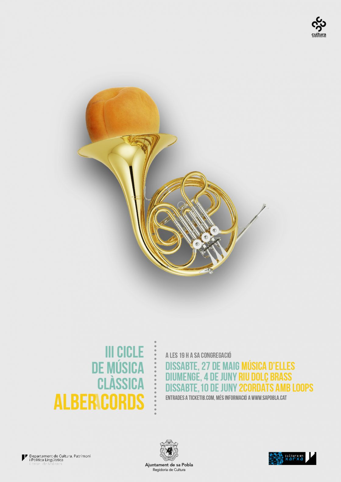 III CICLE DE MÚSICA CLÀSSICA ALBERCORDS: Riu Dolç Brass