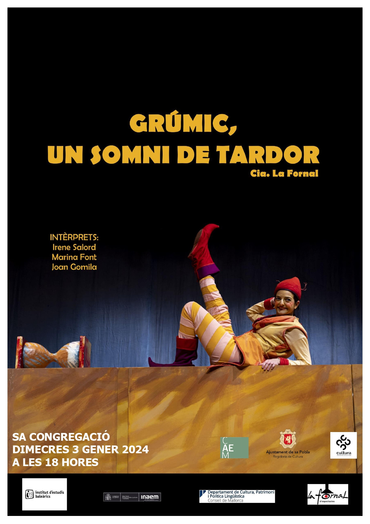 TEATRE INFANTIL i FAMILIAR: GRÚMIC, UN SOMNI DE TARDOR