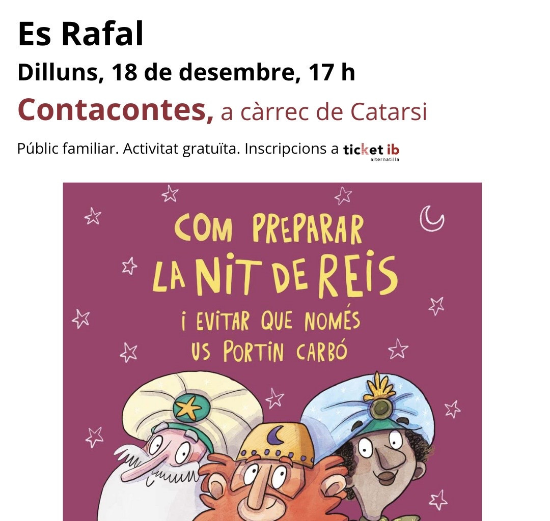 Contacontes "Com preparar la nit de Reis"