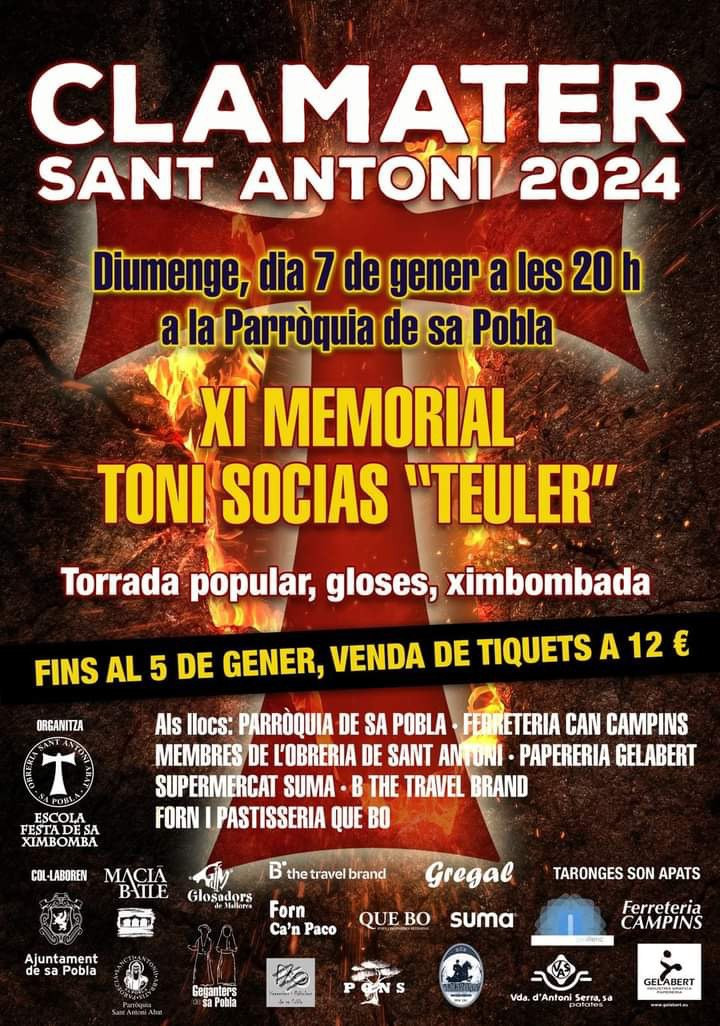 Clamater Sant Antoni 2024