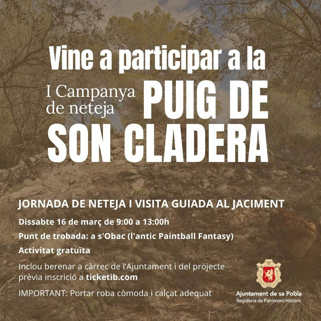 I Campanya de neteja Puig de Son Cladera