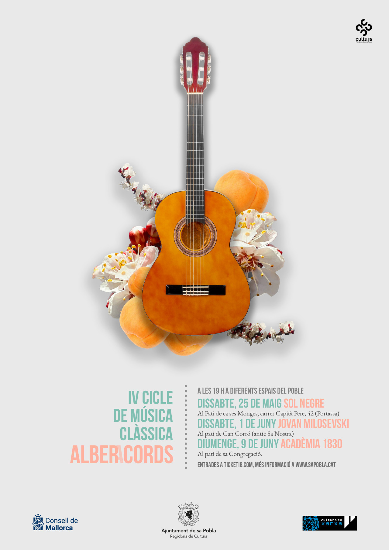 SOL NEGRE. MIRALLS. ALBERCORDS · CICLE DE MÚSICA CLÀSSICA 2024