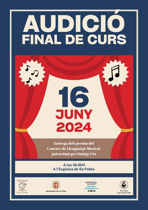 Final de curs de la Banda i Escola de Música