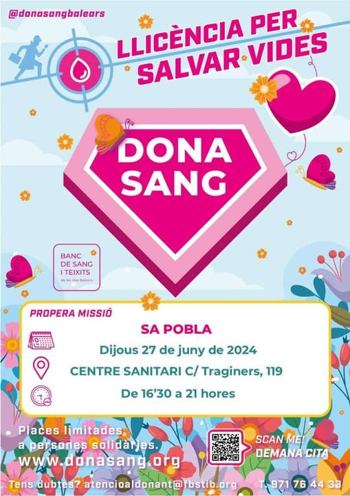 Llicència per salvar vides: Dona sang
