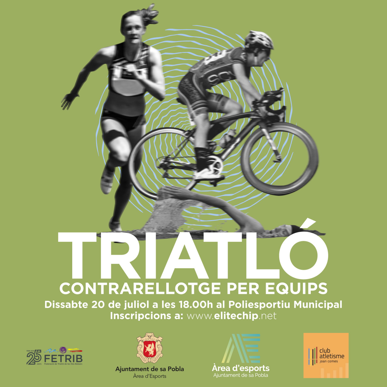TRIATLÓ CONTRARELLOTGE PER EQUIPS