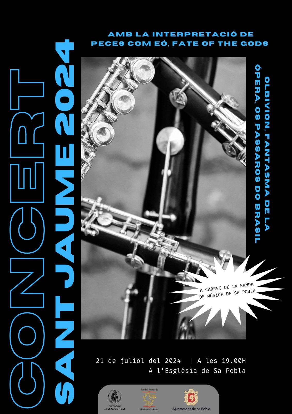 CONCERT DE SANT JAUME DE LA BANDA DE MÚSICA