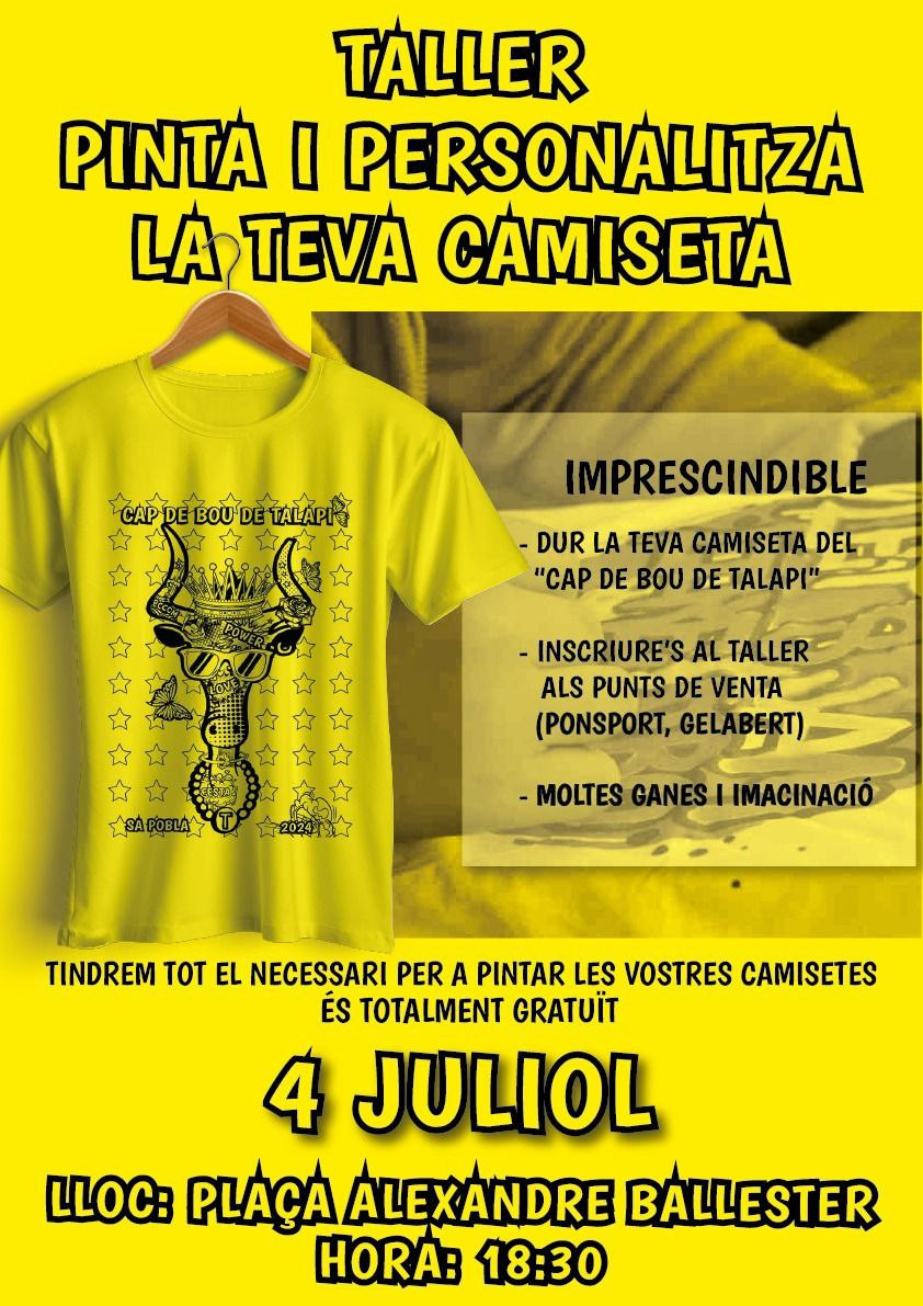 Taller: Pinta i personalitza la teva camiseta