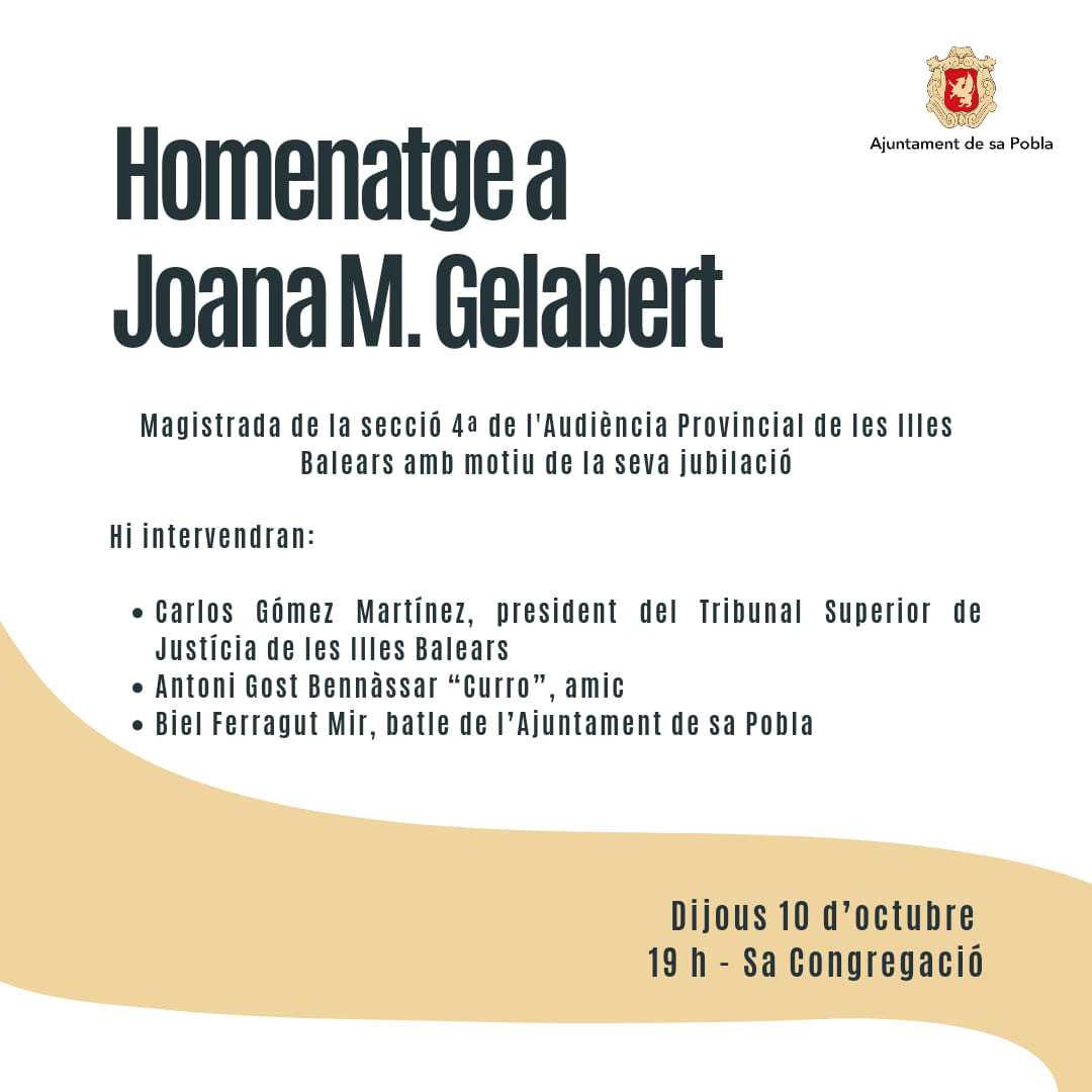 Homenatge a Joana M. Gelabert