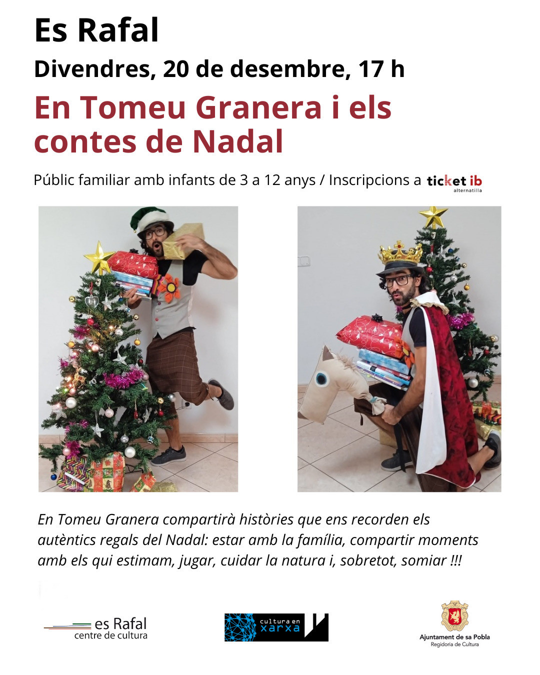 Contacontes "En Tomeu Granera i els contes de Nadal"