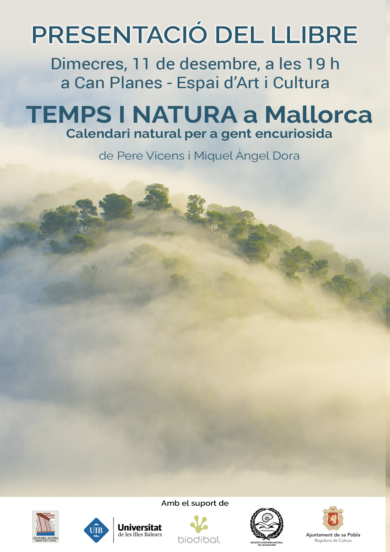 PRESENTACIÓ DE LLIBRE: "Temps i natura a Mallorca"