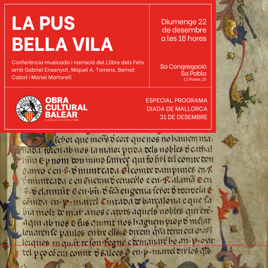 CONFERÈNCIA MUSICADA DEL LLIBRE DELS FETS