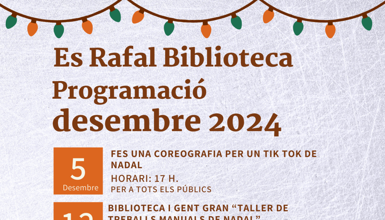 Aquest Nadal, la màgia comença a la Biblioteca!