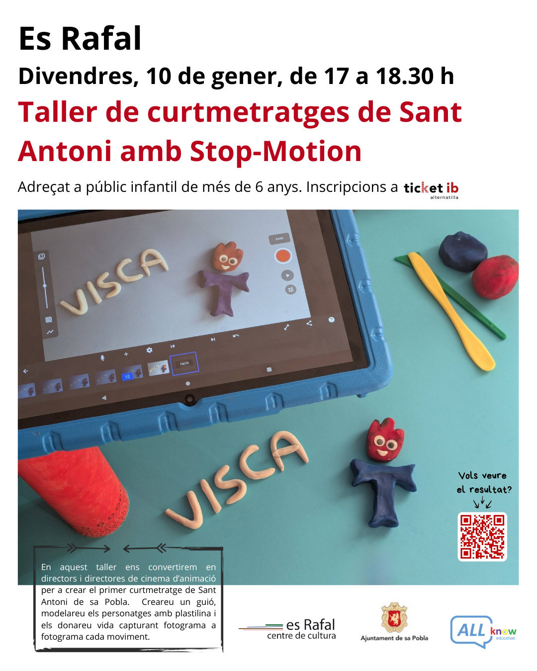 Taller de Curtmetratges Stop-Motion de Sant Antoni