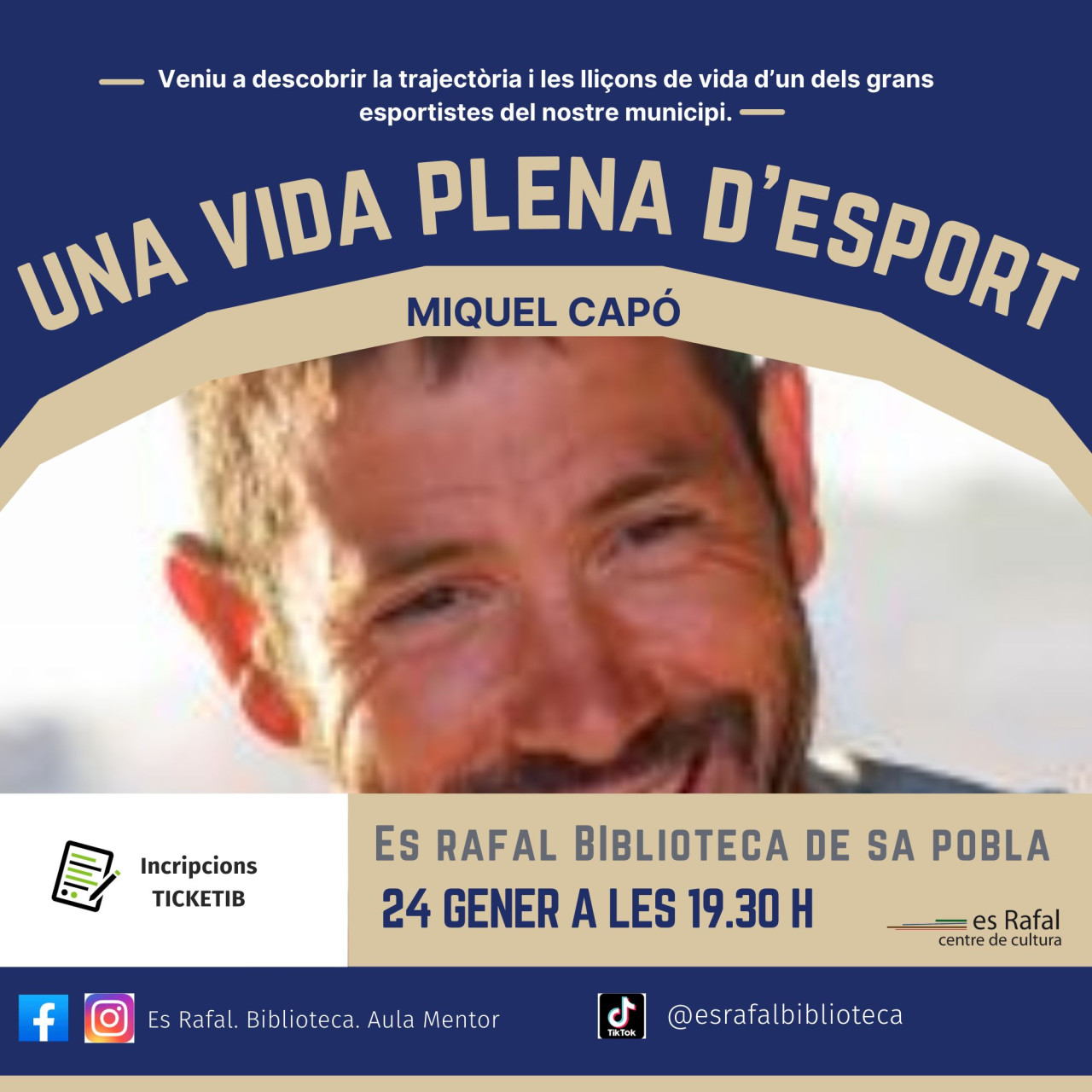 Una vida plena d'esports. Xarrada amb Miquel Capó