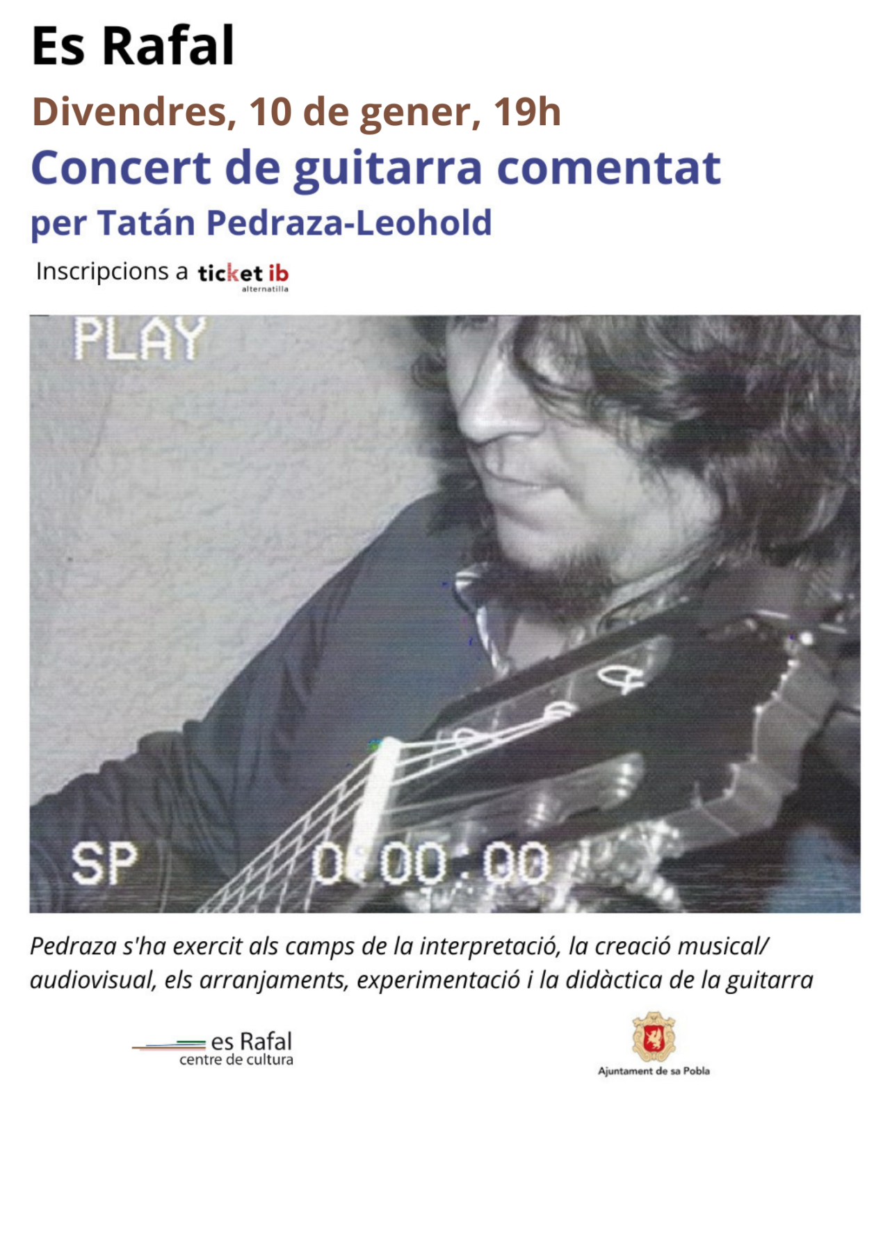 Concert de guitarra comentat amb Tatán Pedreza-Leohold