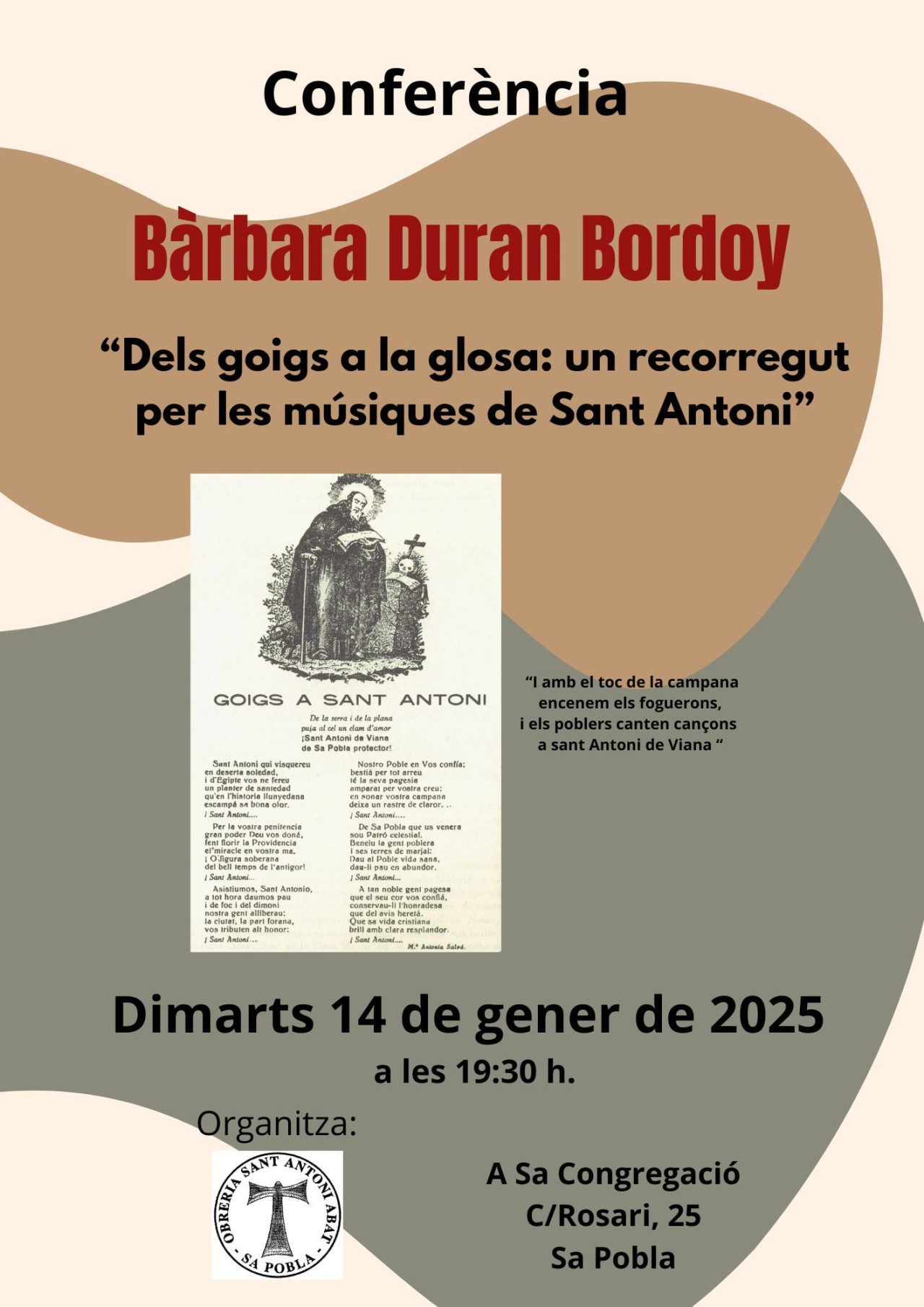 CONFERÈNCIA: "Dels goigs a la glosa"