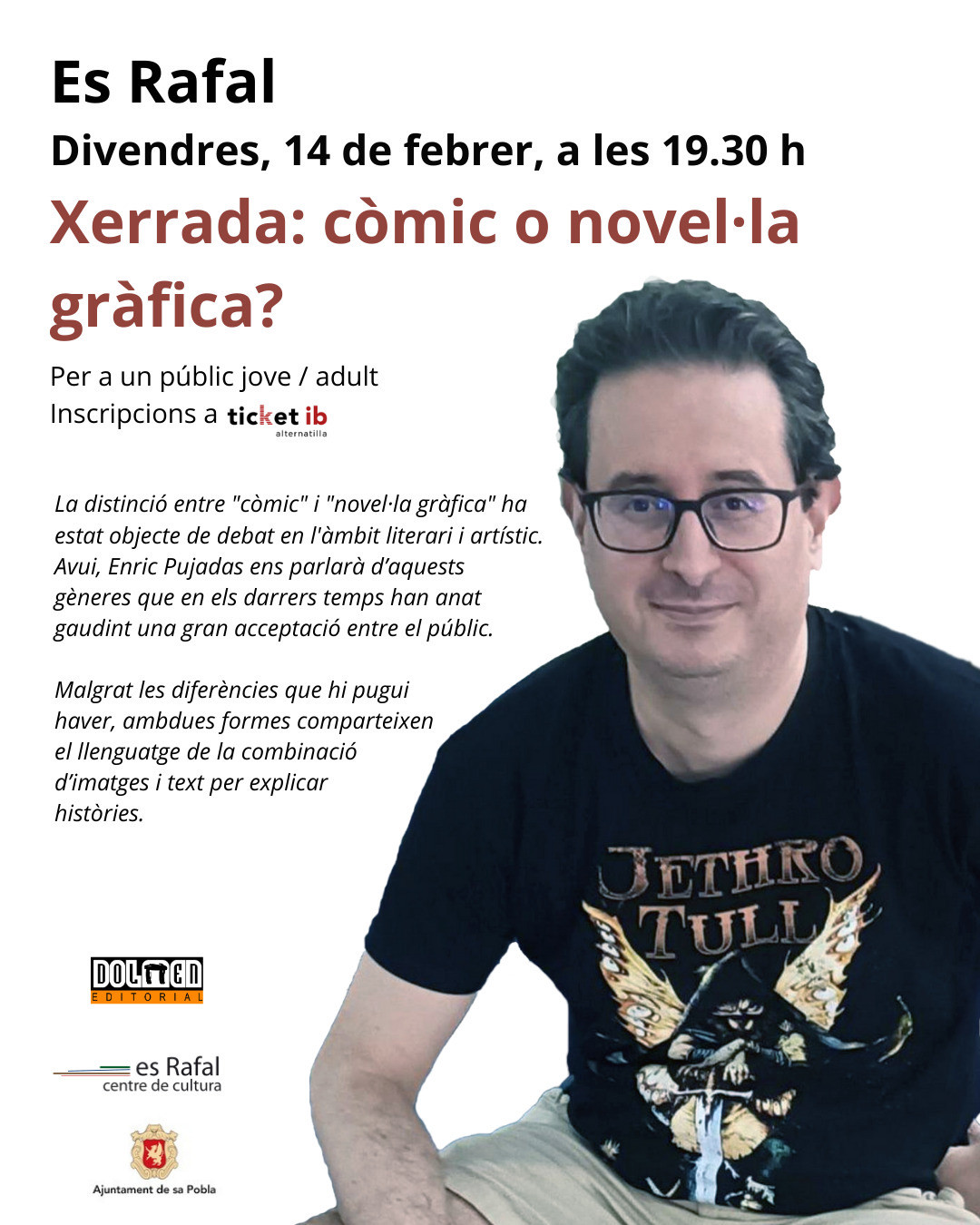 Xerrada "Còmic o novel·la gràfica?". Enric Pujades