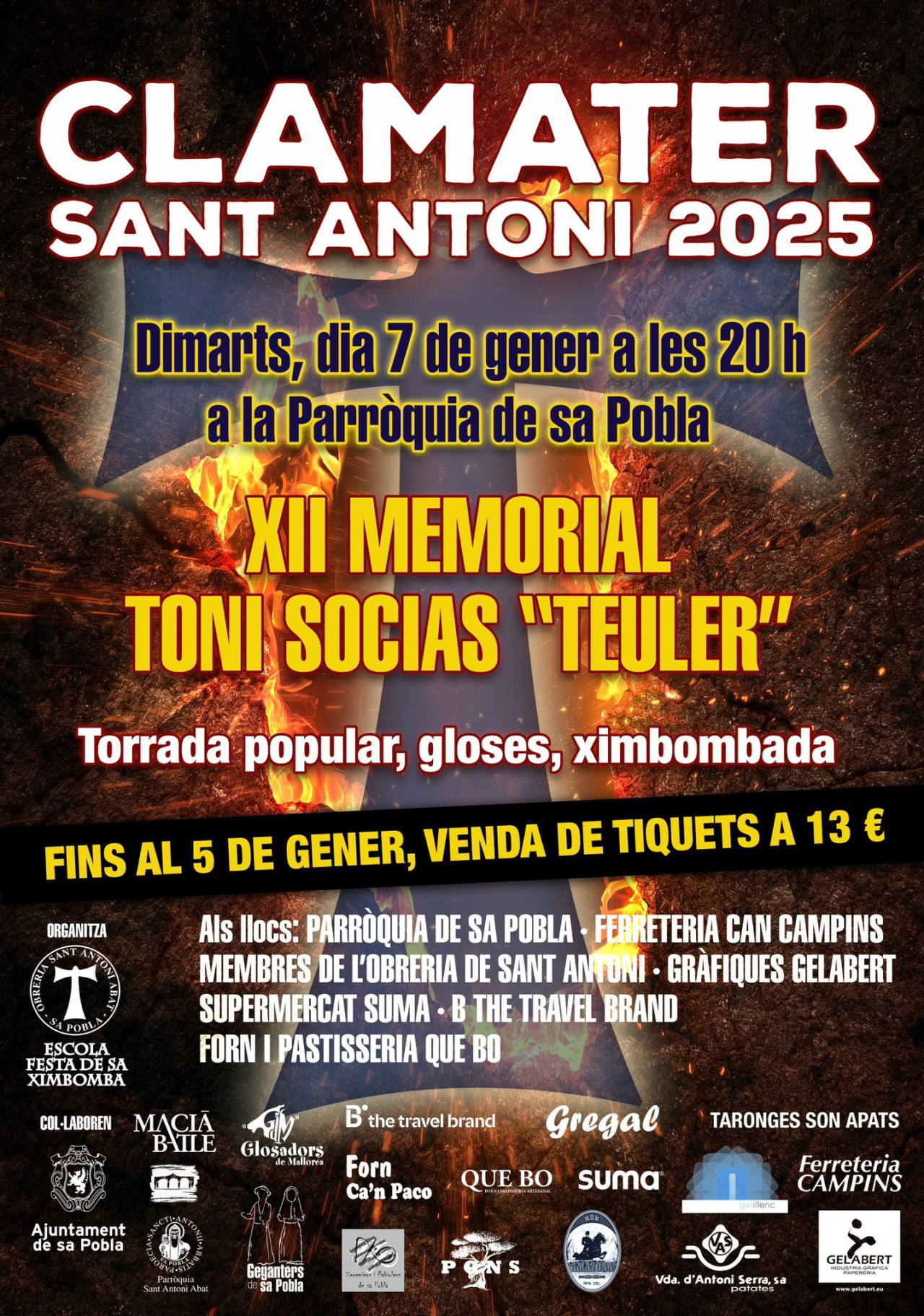 Elecció del clamater o clamatera de les festes de Sant Antoni 2025