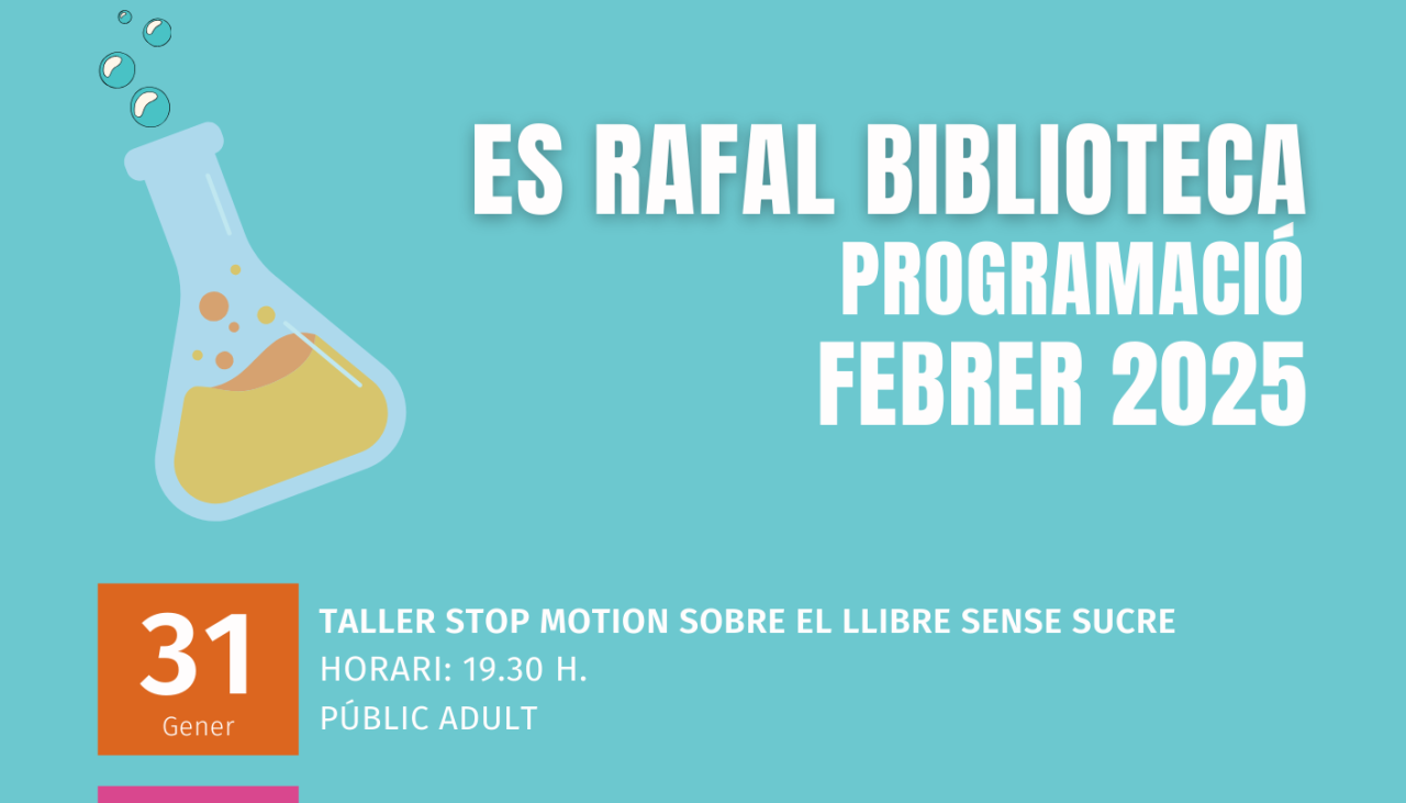 Es Rafal Biblioteca sa Pobla. Programació febrer 2025