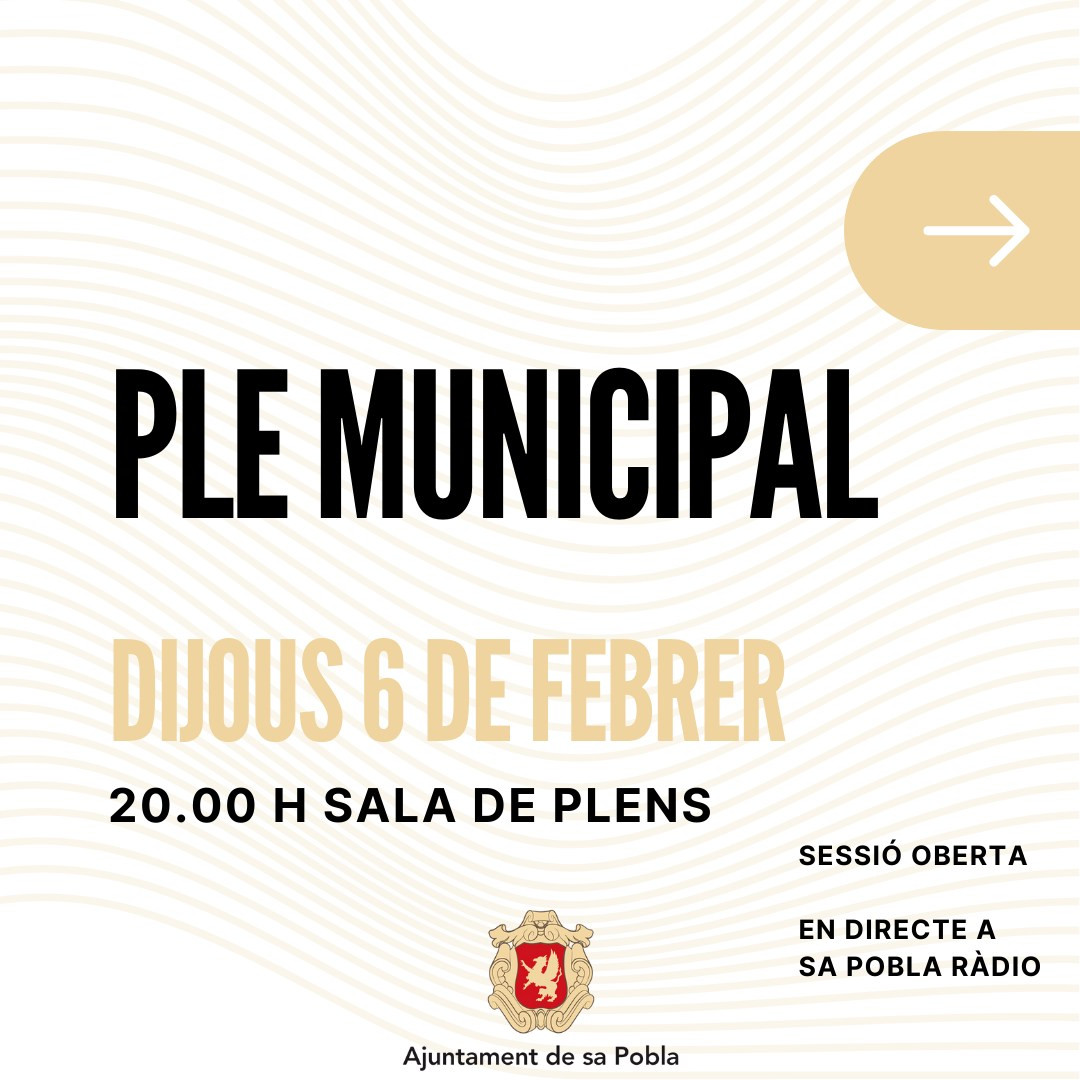 Ple Municipal Febrer 2025