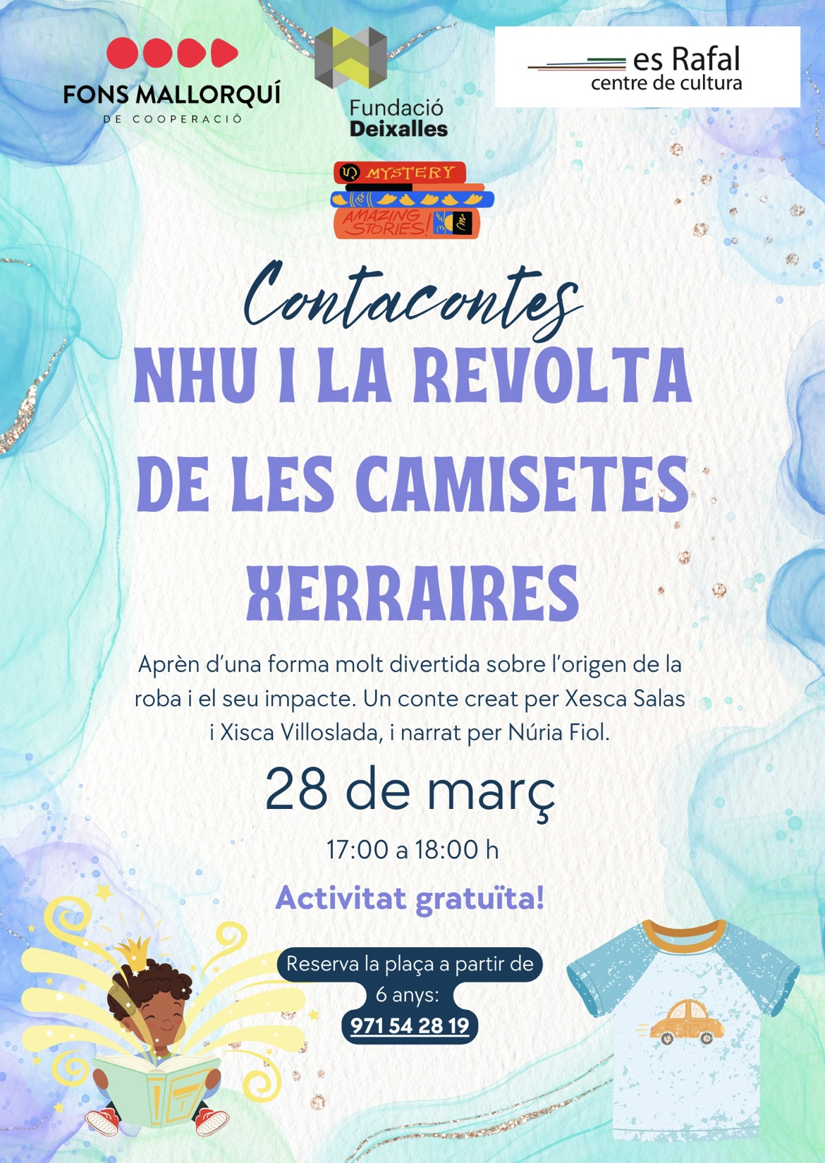 Contacontes "Nhu i la revolta de les camisetes xerraires"