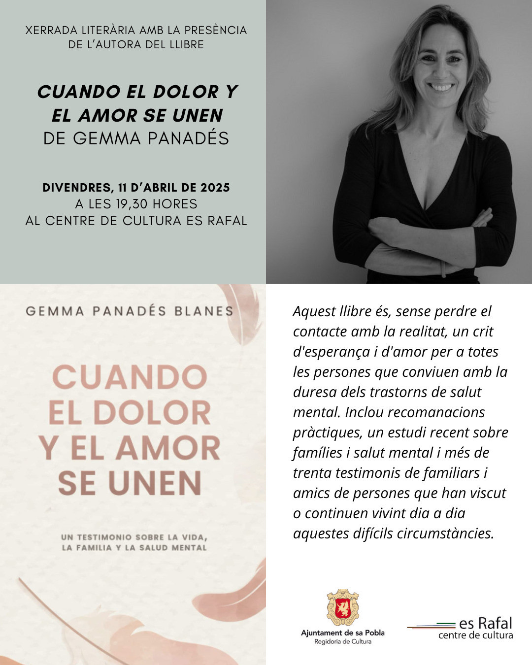Presentació del llibre "Cuando el dolor y el amor se unen"