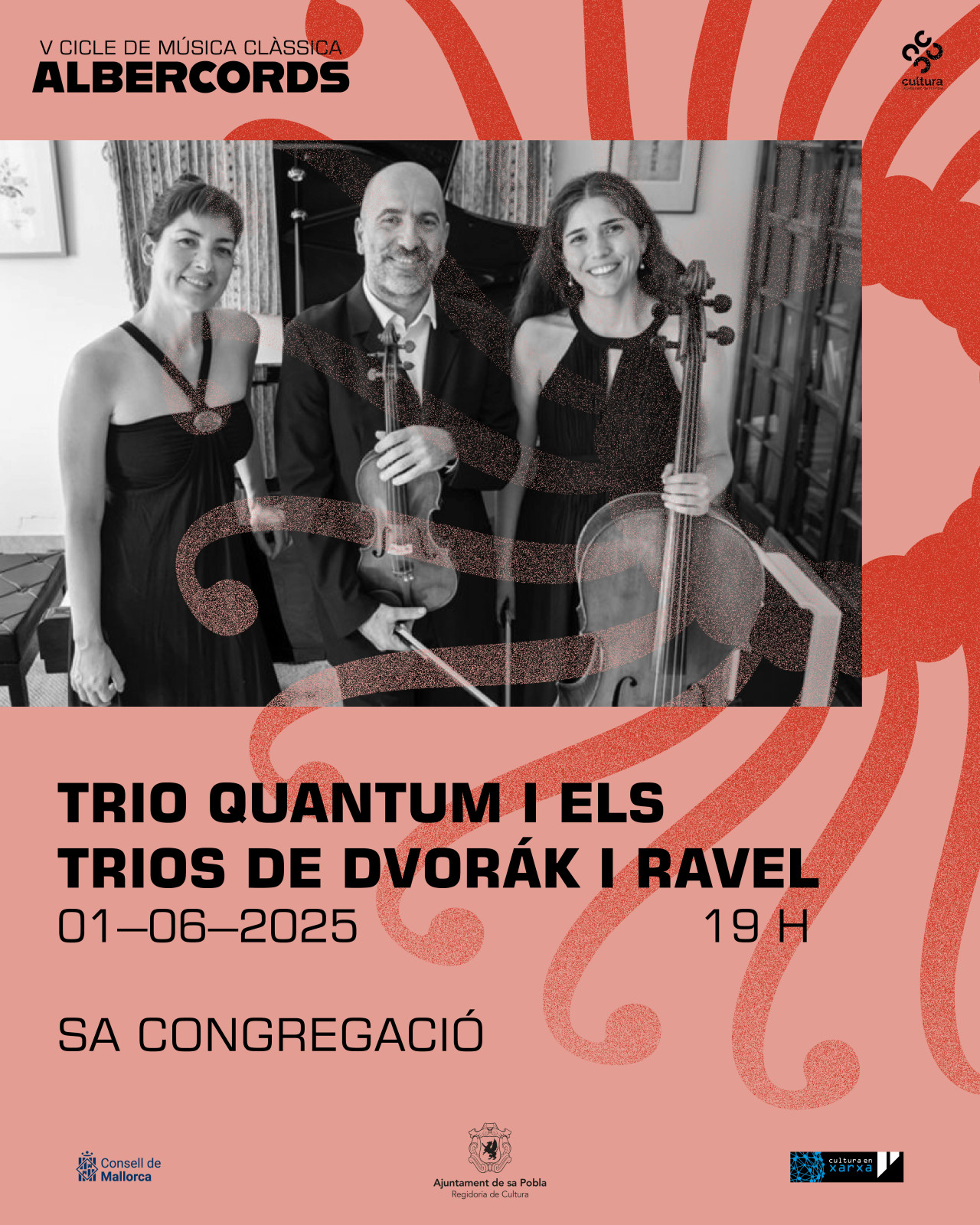 TRIO QUANTUM. V CICLE DE MÚSICA CLÀSSICA · ALBERCORDS 