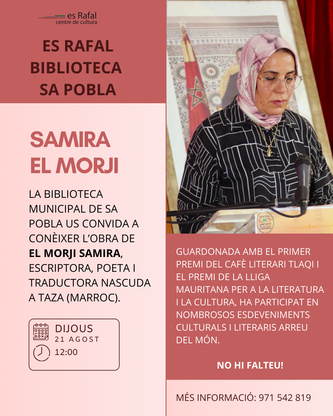 Samira El Morji: Escriptora, poeta i traductora