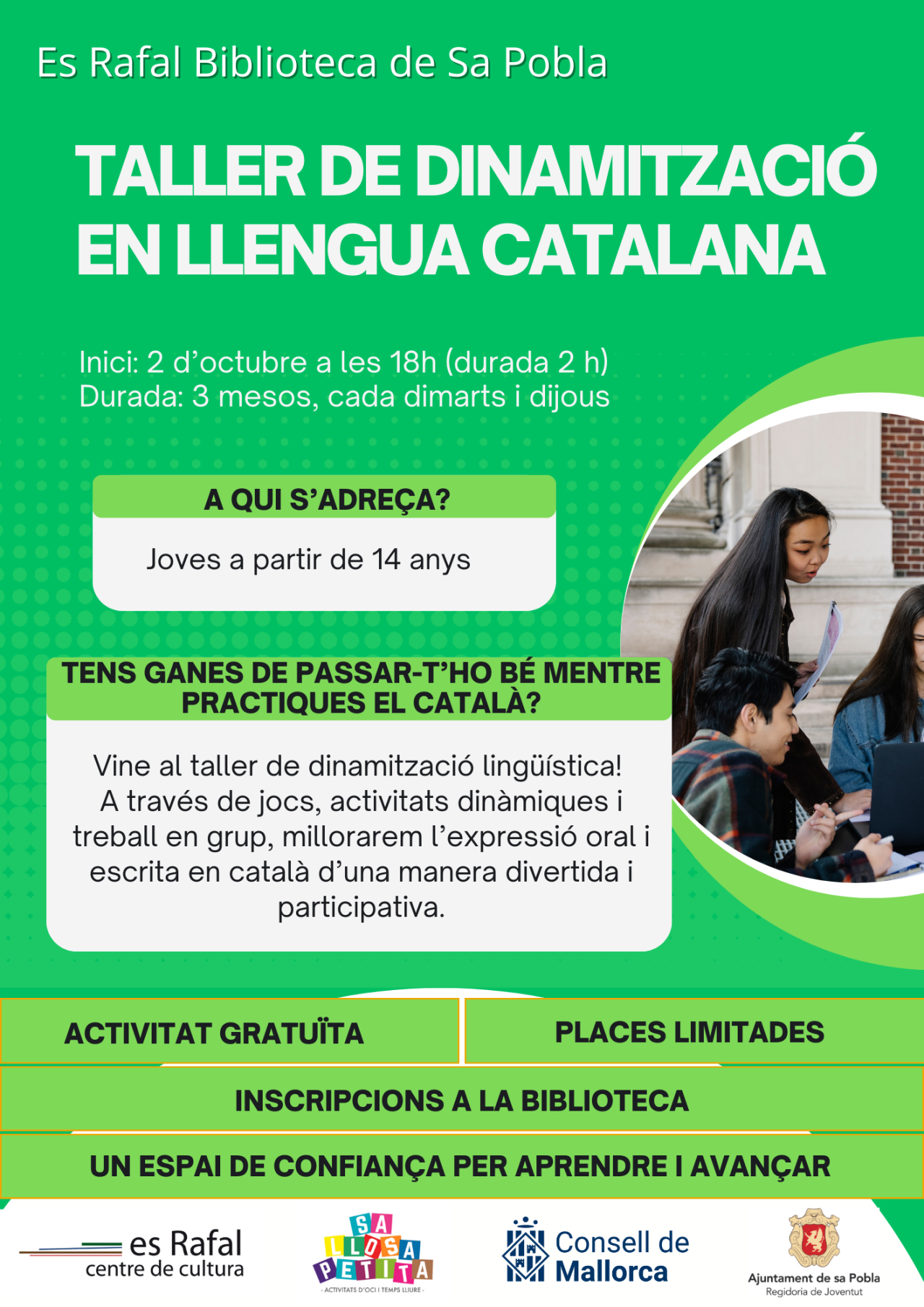 Taller de dinamització en llengua catalana