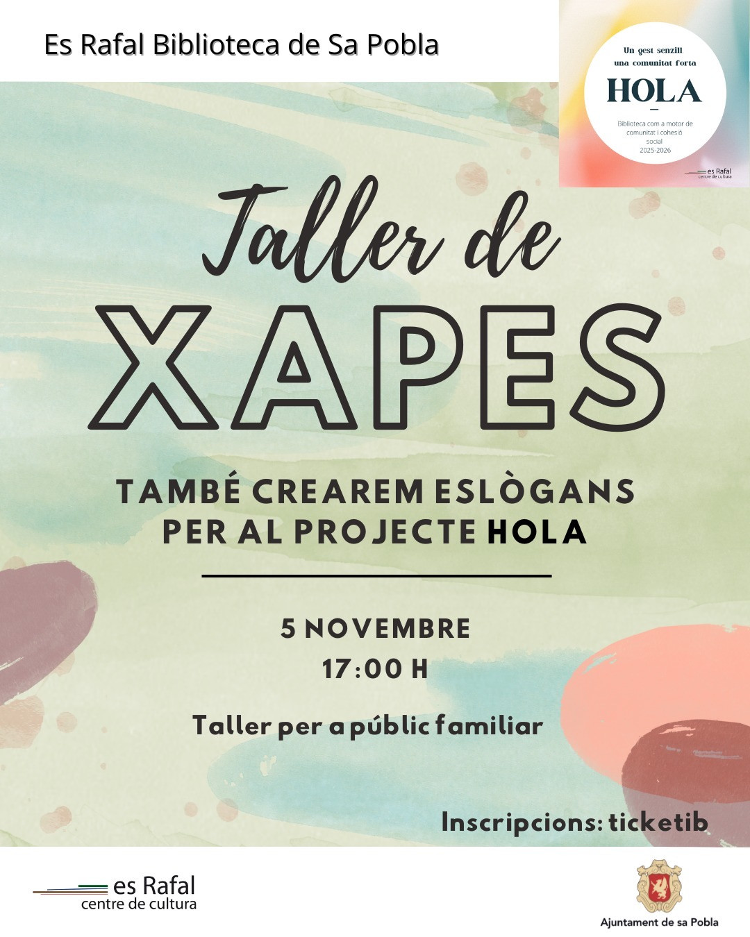 Taller xapes i creació eslògans projecte “Hola”
