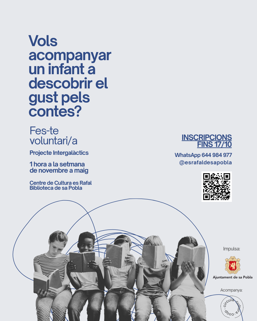 Vols compartir una estona de lectura amb un infant?