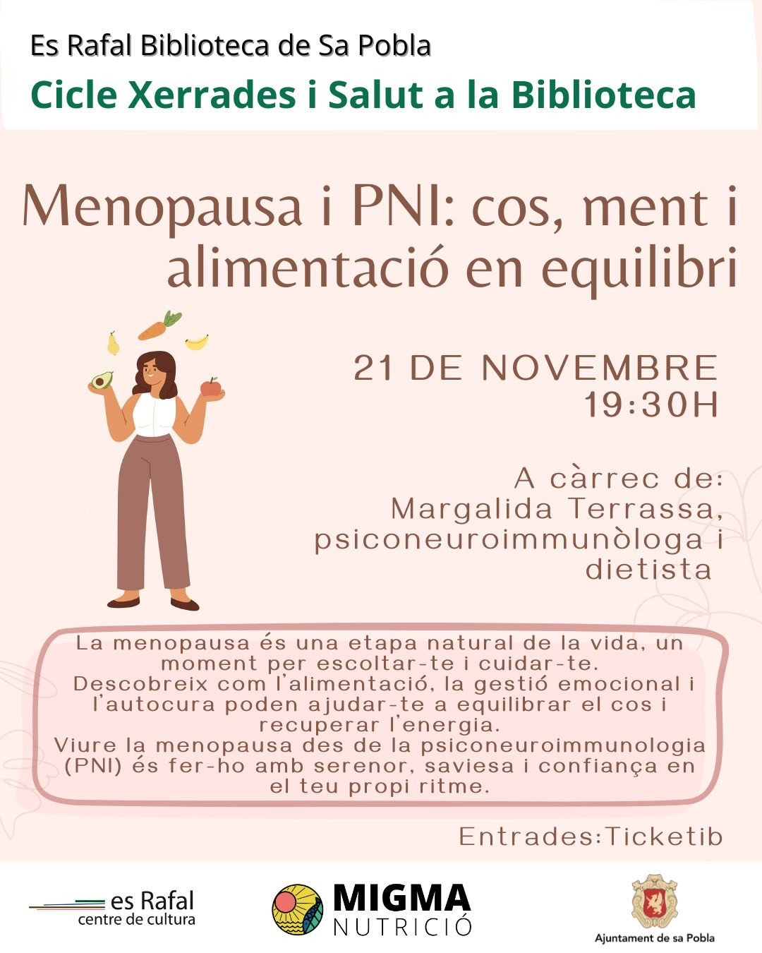 Xerrada: Menopausa i alimentació