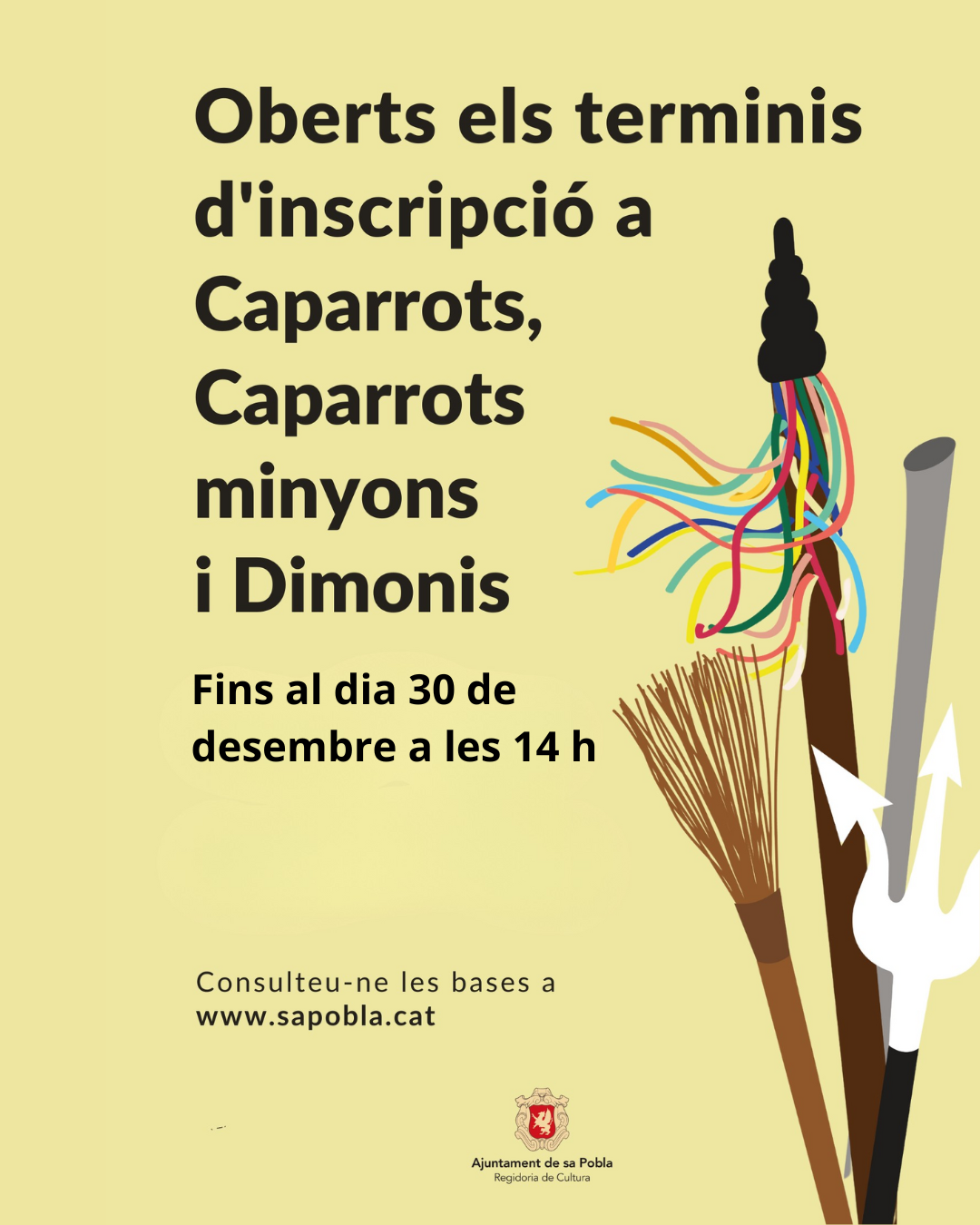 Inscripció a Caparrots, Caparrots minyons i Dimonis