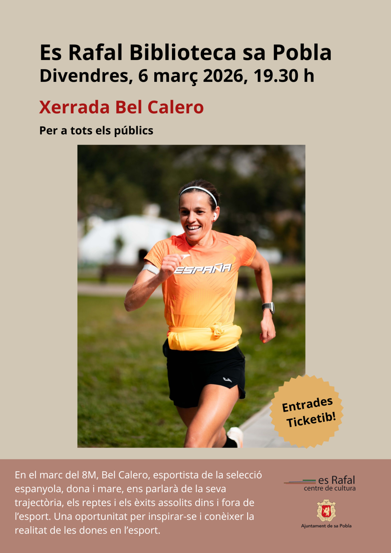Xerrada amb Bel Calero: trajectòria d’una esportista