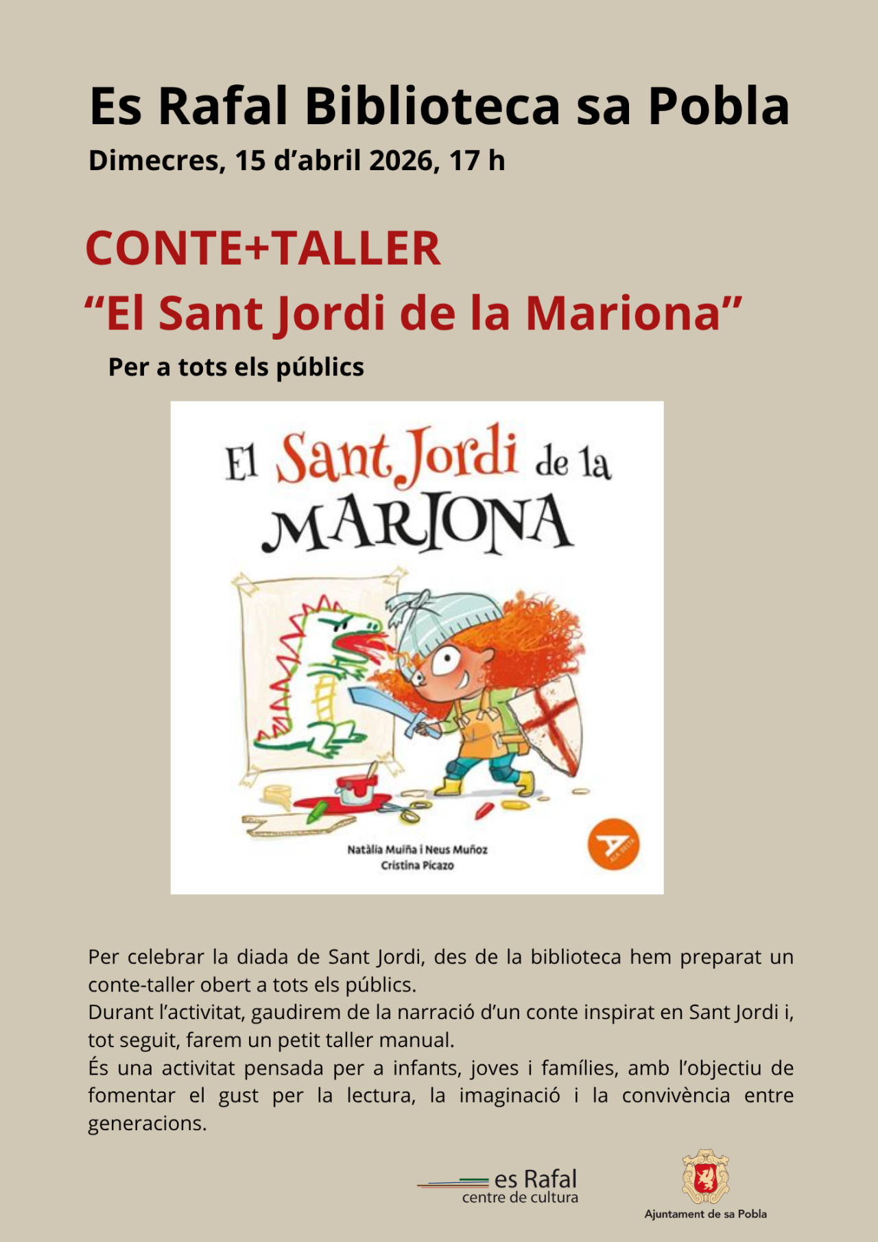 Conte+taller “El Sant Jordi de la Mariona”