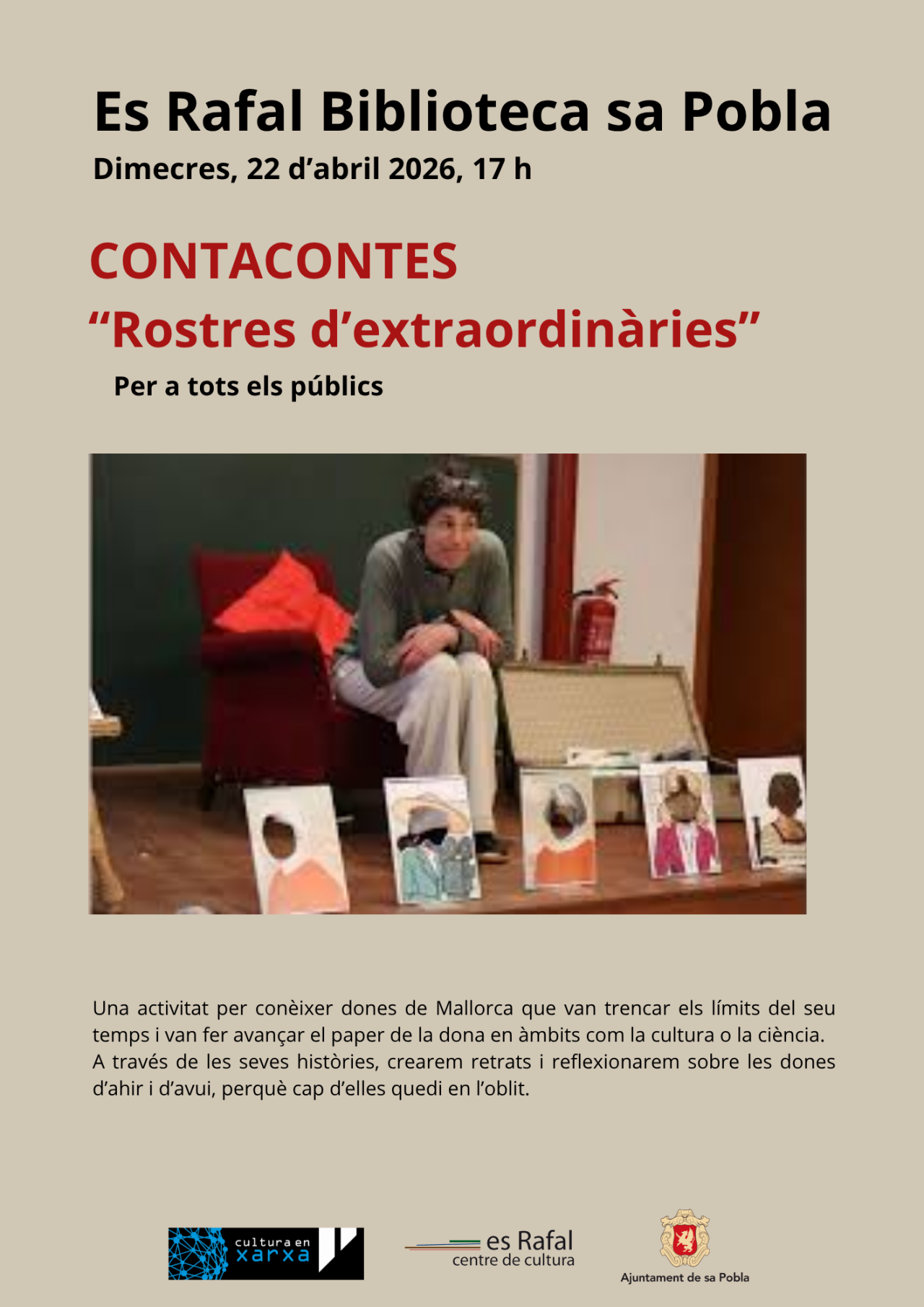 Contacontes “Rostres d’extraordinàries”