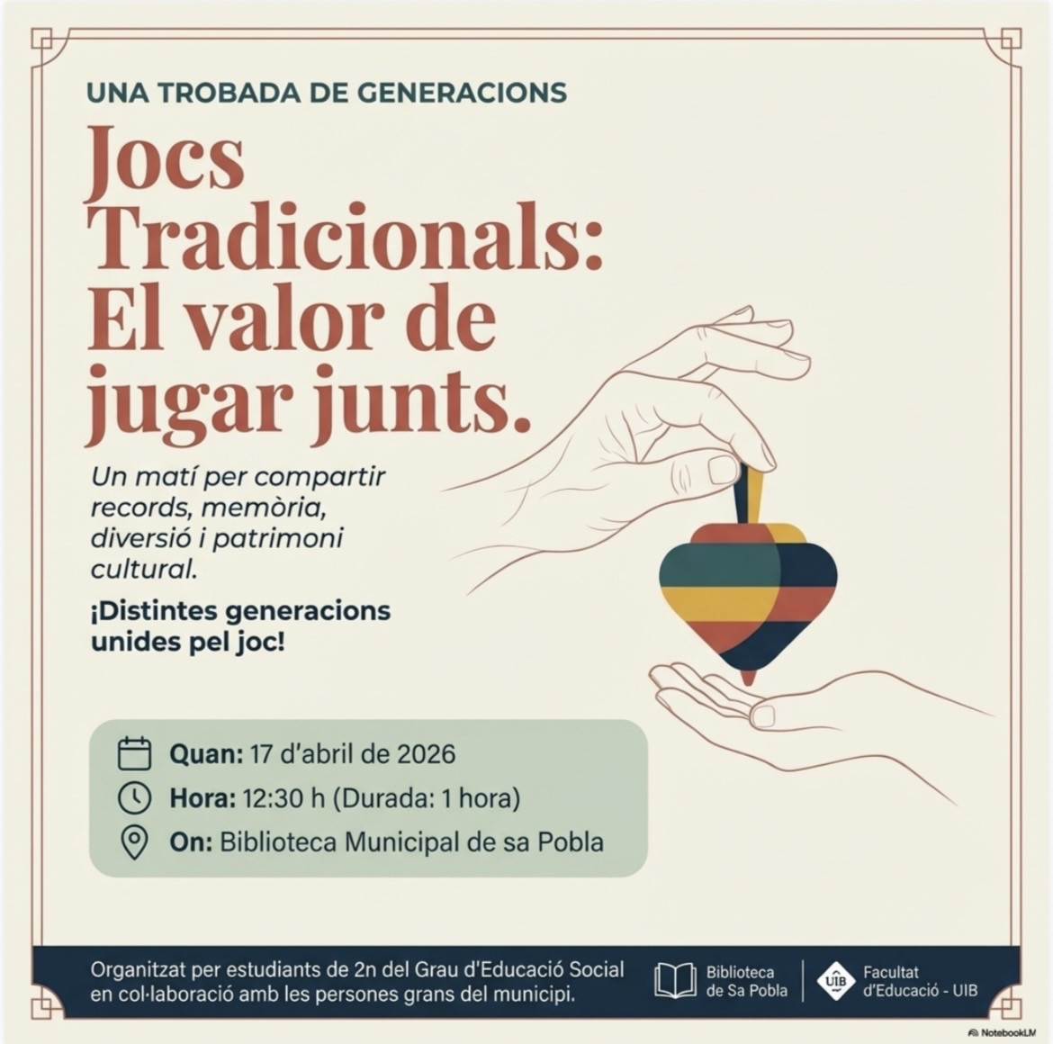 Jocs tradicionals: el valor de jugar junts