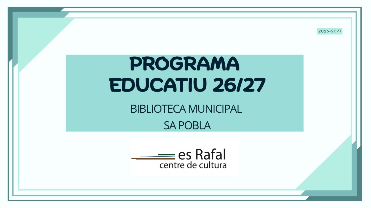 Programa educatiu 2026-2027