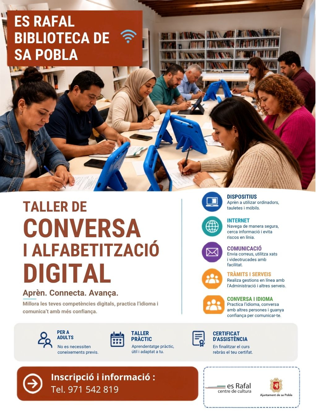 Taller conversa i alfabetització digital