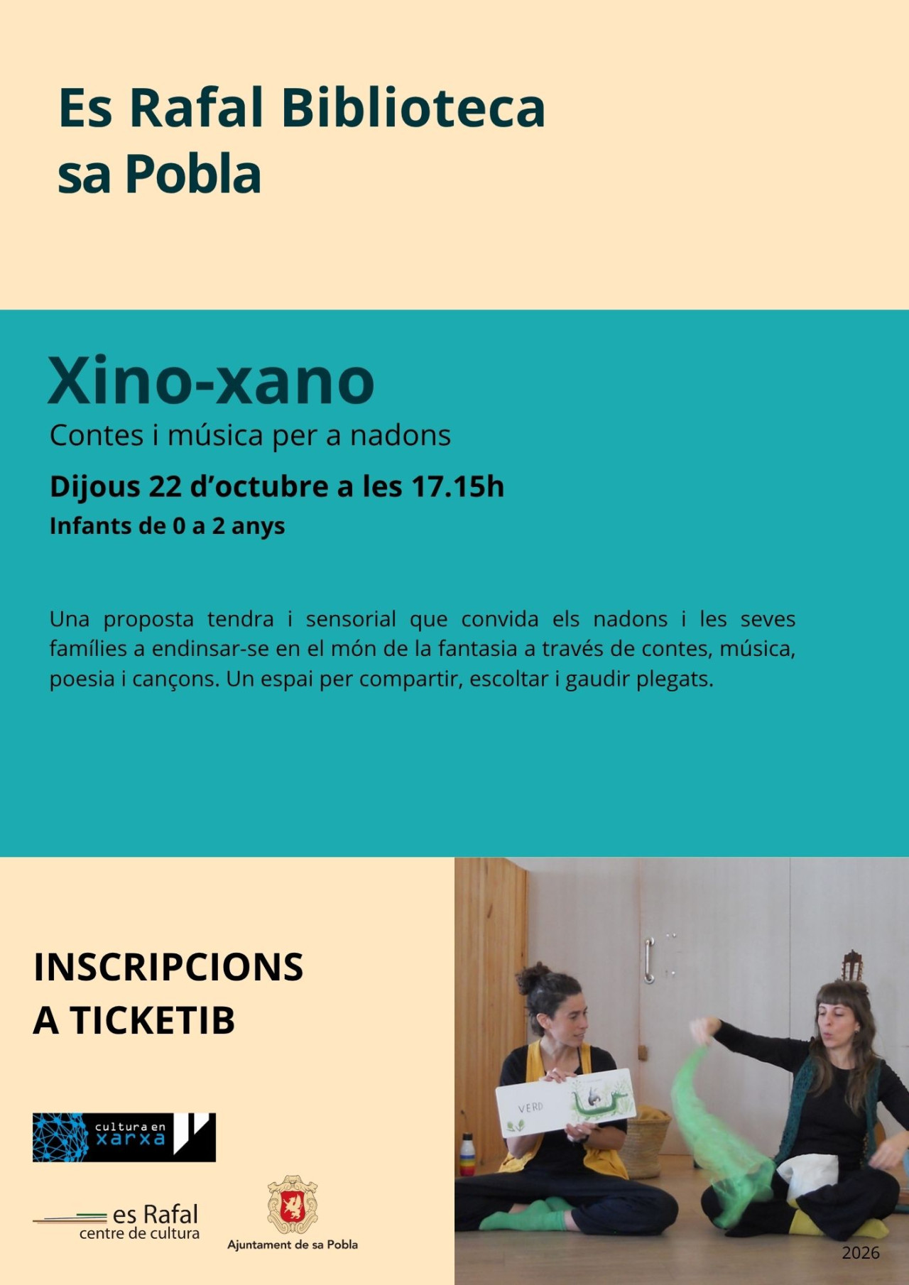 Xino-xano. Contes i música per a nadons de 0-2 anys