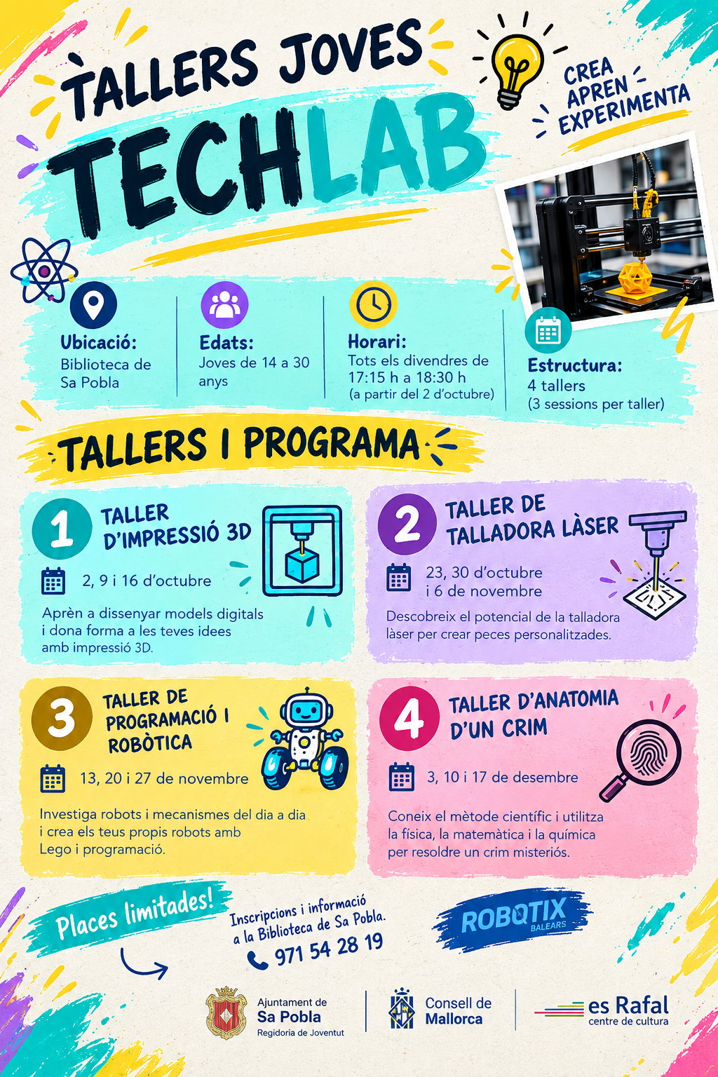 TechLab. Tallers joves