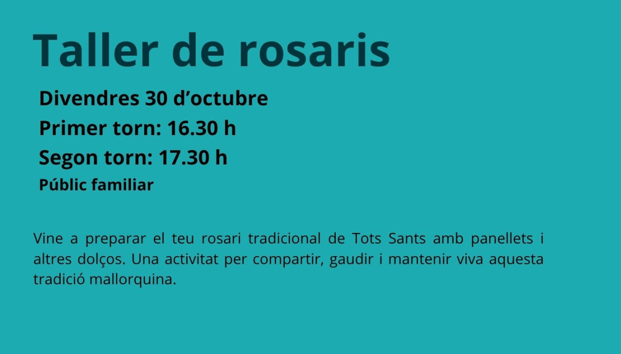 Taller de rosaris