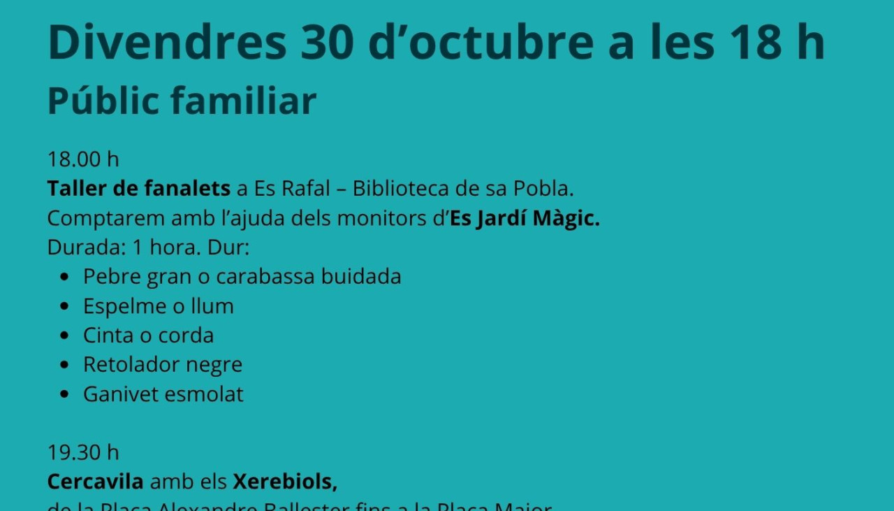 Festa de ses Llanternes!