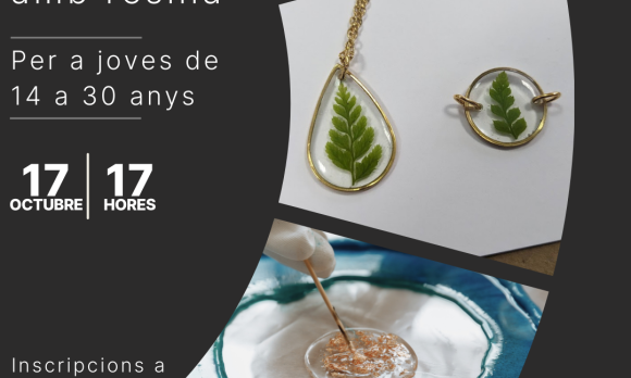 Taller bijuteria amb resina per a joves
