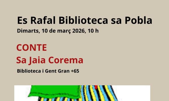 Biblioteca i Gent Gran: Conte Sa Jaia Corema