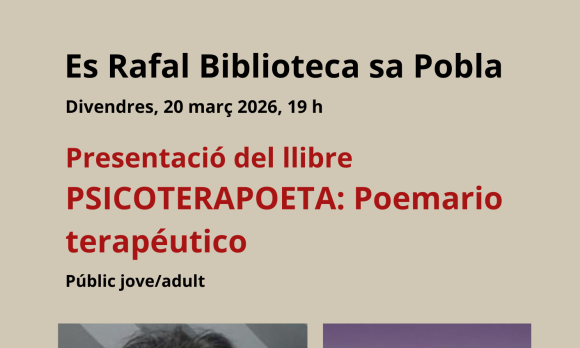 Presentació del llibre: PSICOTERAPOETA.Poemario terapéutico