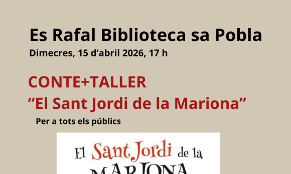 onte+taller “El Sant Jordi de la Mariona”